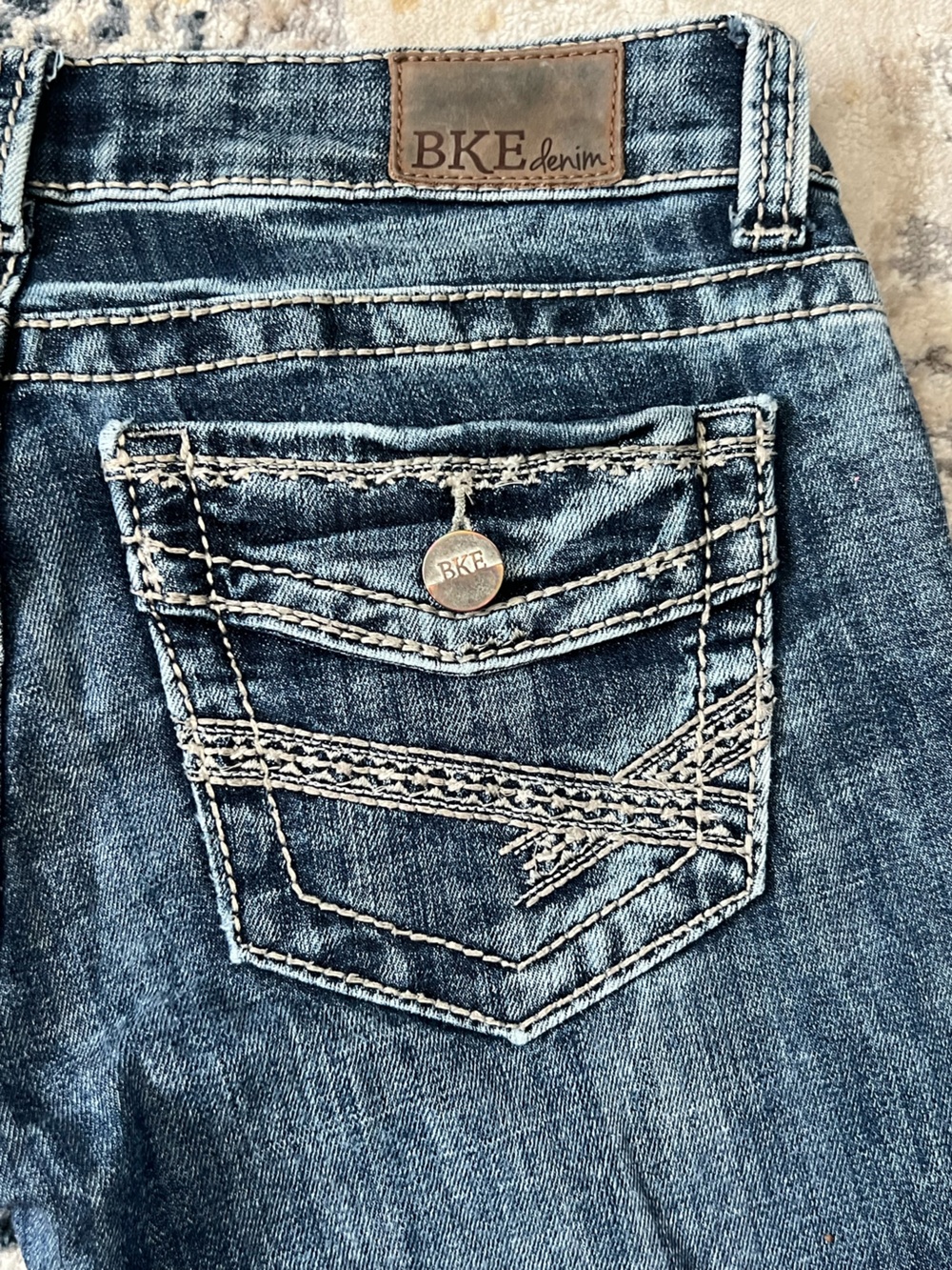 BKE Starlite Low Rise Straight Denim Jeans